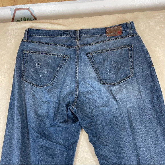 AG men’s jeans the symbol buttonfly worn in distressed look men’s 36 - Picture 5 of 12